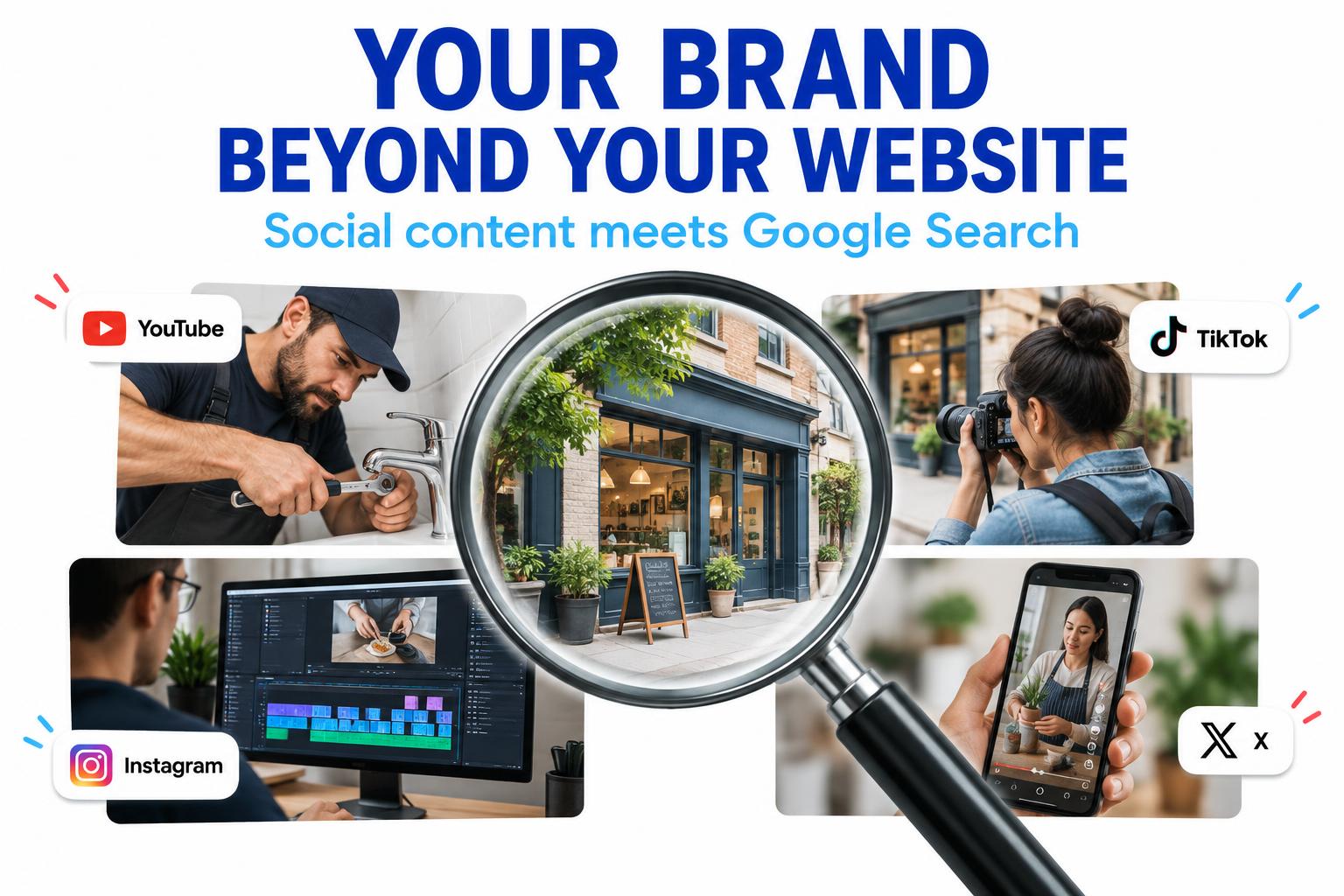 Your brand beyond your website: social content meets Google Search